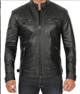 Wholesale fashion: Leather Jacket with Costomized Designed and Logo