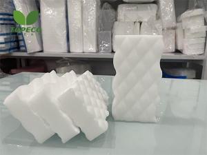 Wholesale microfiber towel: Magic Eraser Sponge Hot-Press Design Stain Removal Cleaning Tool