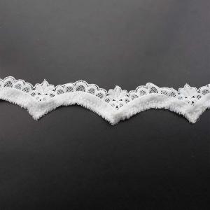 Wholesale trim lace: Cheap Non-elastic Embroidery Fabric Lace Trim