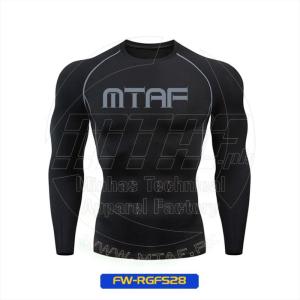 Wholesale nylon fabric: Sublimated Compression Full Sleeve Shirt, MMA Rash Guard Shirt,