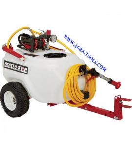 Wholesale element: NorthStar High-Pressure Tow-Behind Trailer Boom Broadcast and Spot Sprayer - 21-Gallon Capacity