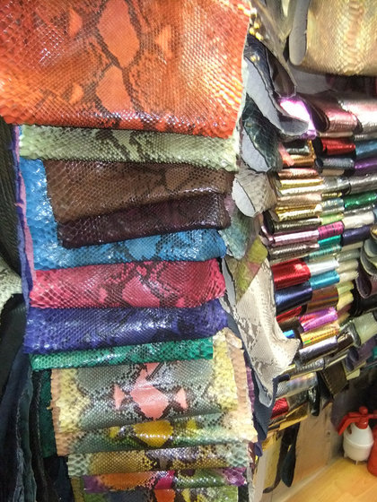 Python Skin Leather