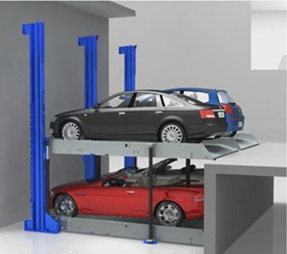 4 Sedans Cantilever Pit Design Automatic Car Parking Systems