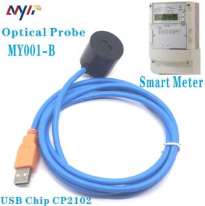 Wholesale electrical meters: USB To OPTO Optical Interface IR Near Infrared Magnetic Adapter WIN7/8/10/11 DLMS Electric Meter
