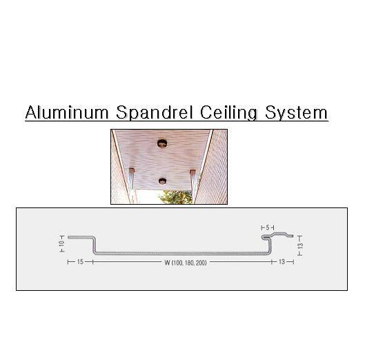 View product details of Aluminum Spandrel Ceiling System from MyungSin Indu...