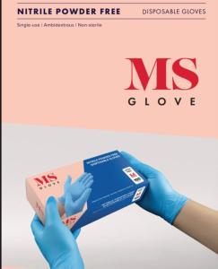 Wholesale sterilized: Mah Sing Powder Free Disposable/Examination Nitrile Glove (100pcs Per Box)