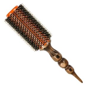 Wholesale hair roll: NAHA Ceramic Wooden Round Hair Brush_w11