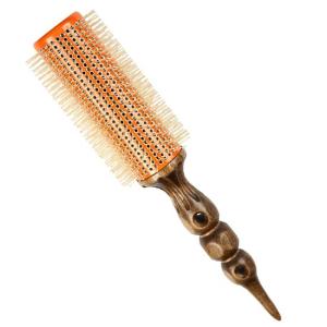 Wholesale hair roll: NAHA Ceramic Wooden Round Hair Brush_w12