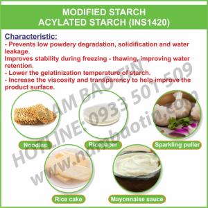 Wholesale vermicelli noodle: Acetylated Starch (INS1420)