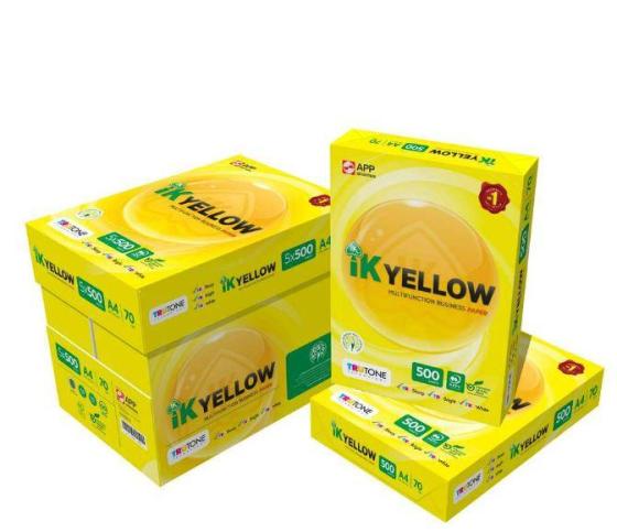 Sell IK Yellow Copier Paper A4  copy papers 70gsm 