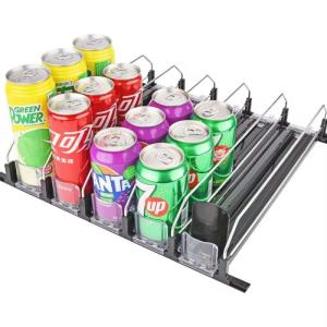 Wholesale automatic roller feed: Fridge Freezer Grocery Store Cold Beverage Cans Gravity Feed Roller Shelf