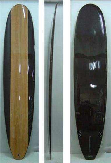 polish epoxy how Clear Epoxy Grain Longboard 9'8 Surfboard(id New Wood