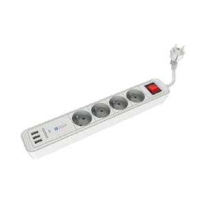 Wholesale power board: 16A Current 4-Outlet Power Board W/USB