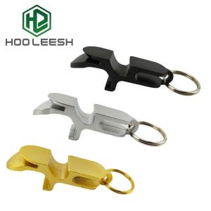 Wholesale bottle opener: Easy Drinking Metal Shotgun Tool Keychain All in One Bottle Opener for Party Gift