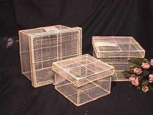 Wholesale nest box: Sinamay square nested boxes Wholesale nest box: Sinamay square nested boxes