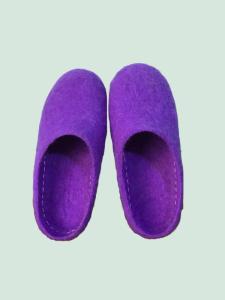 Wholesale cotton fabric: High Quality Handmade Felt Slippers Made in Nepal | 100%  Wool | Unisex Indoor Slipper 20