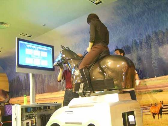 horse racing simulator machine