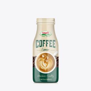 Wholesale fruit juice wholesale: 280ml Glass Bottle Espresso Coffee Drinks Wholesale Nawon Beverage Supplier OEM Free Sample