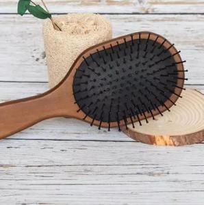 Wholesale styling brush: Wooden Soft Bristle Hair Brush