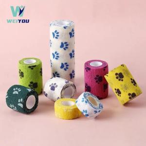 Wholesale elastic bandage: Printed Cohesive Bandage for Vet Wrap