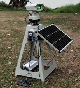 Wholesale remote control: 1000mW Automated Solar Powered Laser Bird Repeller with Wired Keyboard and Remote Control