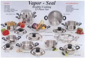 Wholesale kitchenware: 18/10 S/Steel 23Pcs Cookware Set