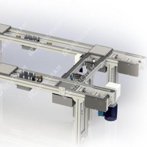 Wholesale chain conveyor: Neucham Intelligent Conveying Line Modular Automatic Pallet Conveyor System