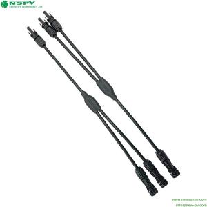 Wholesale Connectors: Solar Cable Harness 2 To 1 PV Wiring Solar Wire Assembly for Solar Panel Parallel Connections