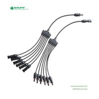 6 To 1 Solar Parallel Connectors Solar Splitter Connector Parallel Solar Panel Connectors for Solar