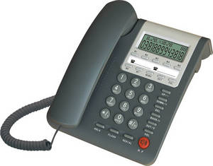 Wholesale promotional speaker: Caller ID Corded Landline Telephone with Backlight, Hands-free for Home, Office, Hotel, Hospital.