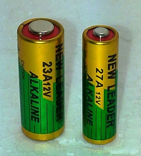 Batteria alcalina LR-27A 12V 23A 5 unità