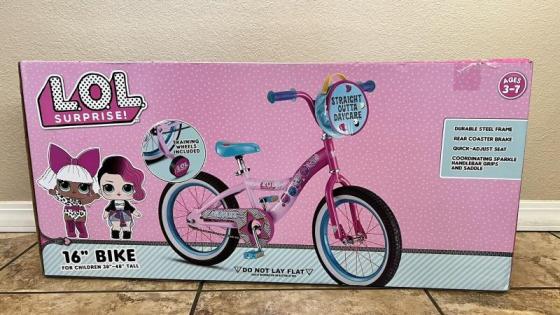 lol surprise doll bike