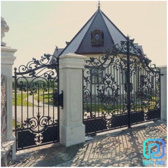 Custom Wrought Iron Main Gates(id:11554649) Product details - View ...