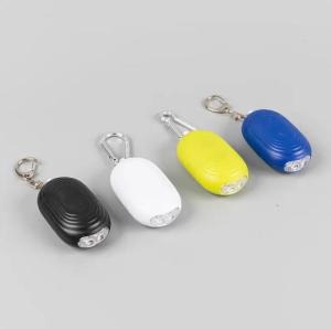 Wholesale red pepper: LED Light Mini Personal Alarm Keychain