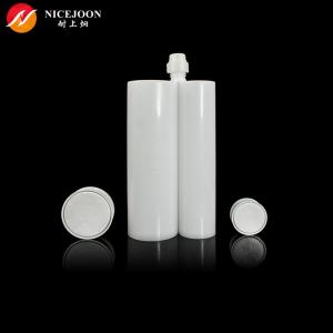Wholesale air freight: 900ML 2:1 Ratio Plastic PP Dual Cartridge Tube AB Glue Silicone Two Component Cartridge