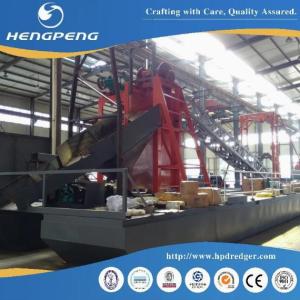 Wholesale power cable accessories: High Efficiency Hengpeng 200t Chain Bucket Dredger for Gold Mining