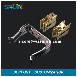 Wholesale v: Electrical Brass Metal Stamping Part 220v Soket Copper Stamping Accessories Switch Socket Part