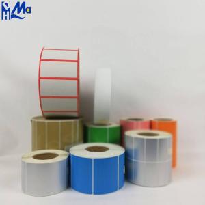 Wholesale custom sticker: Thermal Label Product Sticker Custom Logo/Color/Size Direct Thermal Label Roll