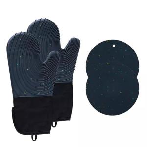 Wholesale silicone oven glove: Silicone Oven Mitts Oven Glove