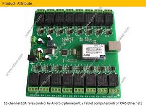 Wholesale wifi board: WiFi 16DO Board 16 Relay 220V 10A Network Ethernet WiFi Free Android Windows Software Smart Home