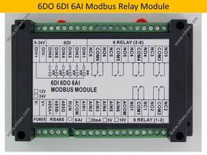 Wholesale Other Electrical Equipment: 6DO 6DI 6AI Module 6 Relay 220V 10A 6 Digital Input 6AI 4-20mA 10bit RS485 Modbus