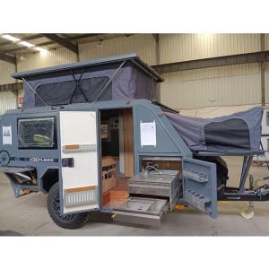 Wholesale side wall trailer: Njstar Rv Factory Made Aluminum Skin Off Road Camper Trailer with Airconditioner