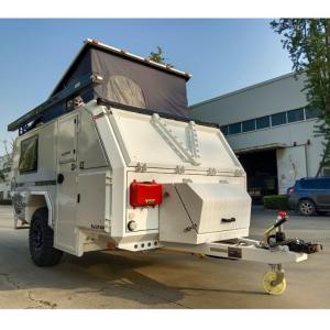 Wholesale digital information board: Unique Pearl White All Aluminum Wall Panels Skin Extendable Off Road Trailer for Wild Life Camping