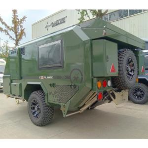 Wholesale circuit breaker boxes: Superior Construction Forest Green 4x4 Off Road 4 Person Camper Njstar Rv Overland Trailer