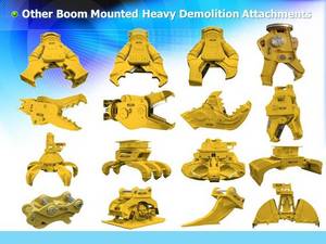 Wholesale hydraulic pulverizer: Other Boom Mounted Heavy Demolition Attachments