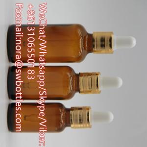Wholesale skin care oil: Luxury Custom Glass Essential Oil Drop Bottle Glass Cosmetics Skin Care Essential Oil Drop Bottle