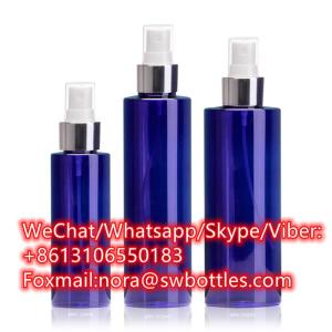 Wholesale plastic sprayer: 100ml-250ml PET Empty Perfume Refillable Toner Plastic Spray Bottles with Fine Mist Sprayer Pump