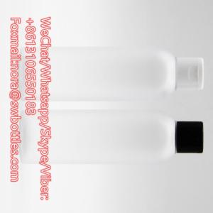 Wholesale pet container: 200ml PET Lotion Container/ Flip Top Cap Shampoo Bottle/ Cosmetic Lotion Bottle Toner Bottle