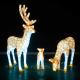 3D Christmas Reindeer Sculpture Light Decoration Christmas Outdoor Decorative LED Street Light