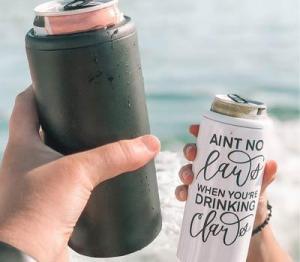 Wholesale wall decals: Stainless Steel Slim Can Cooler